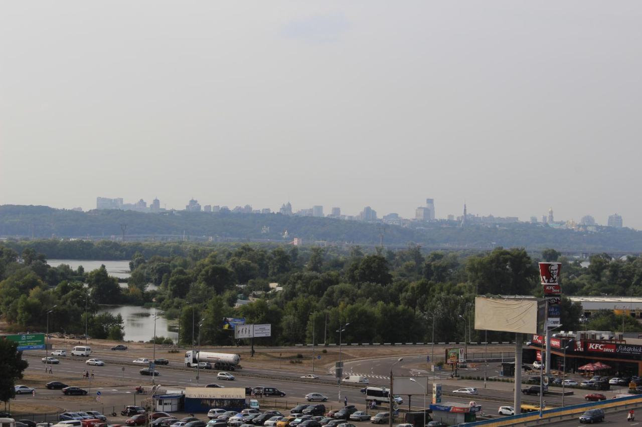 Panoramic View Lux Apartment On Metro Osokorky Kiev Ngoại thất bức ảnh