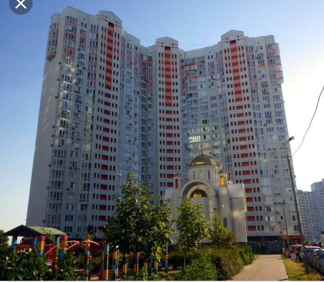 Panoramic View Lux Apartment On Metro Osokorky Kiev Ngoại thất bức ảnh